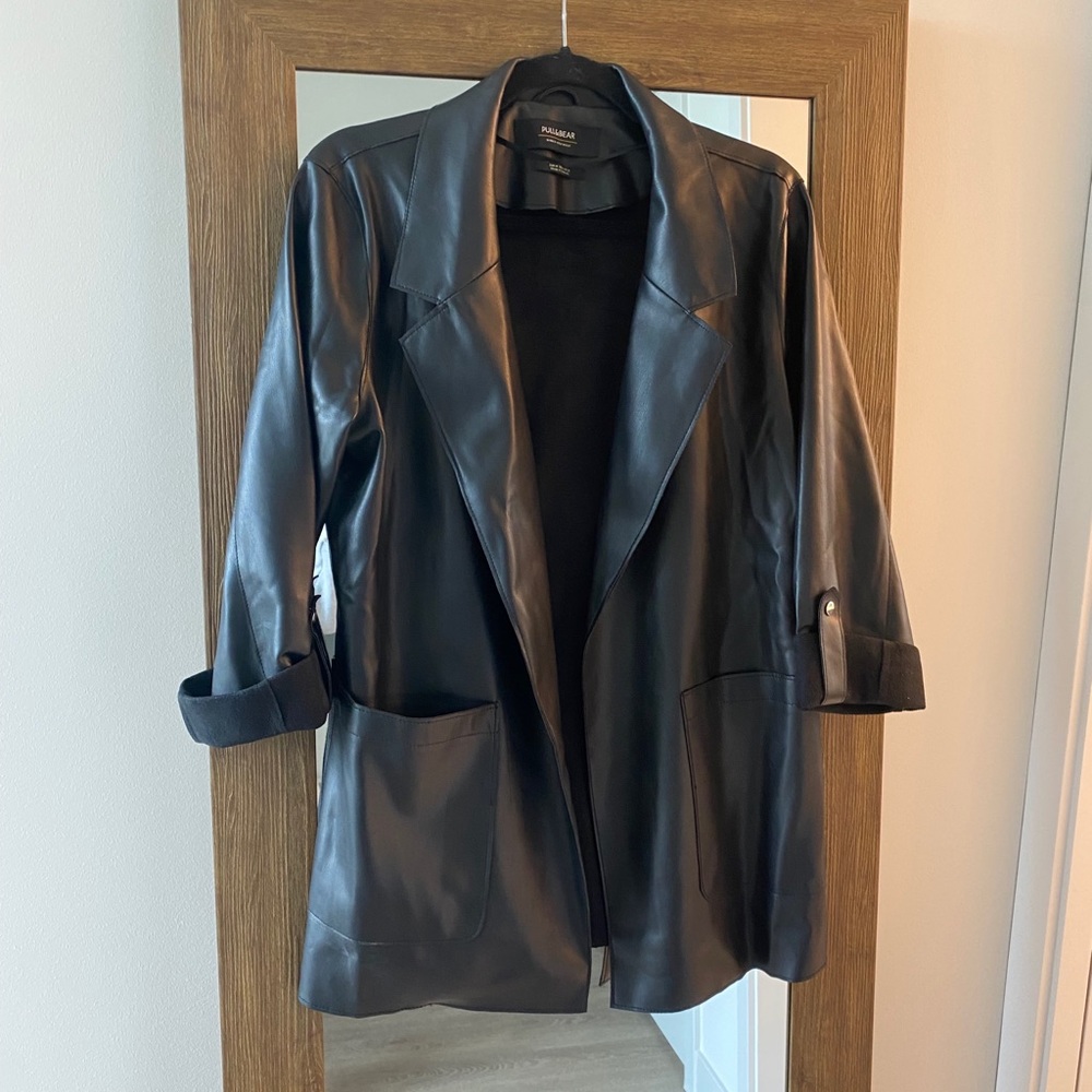 Leather Blazer